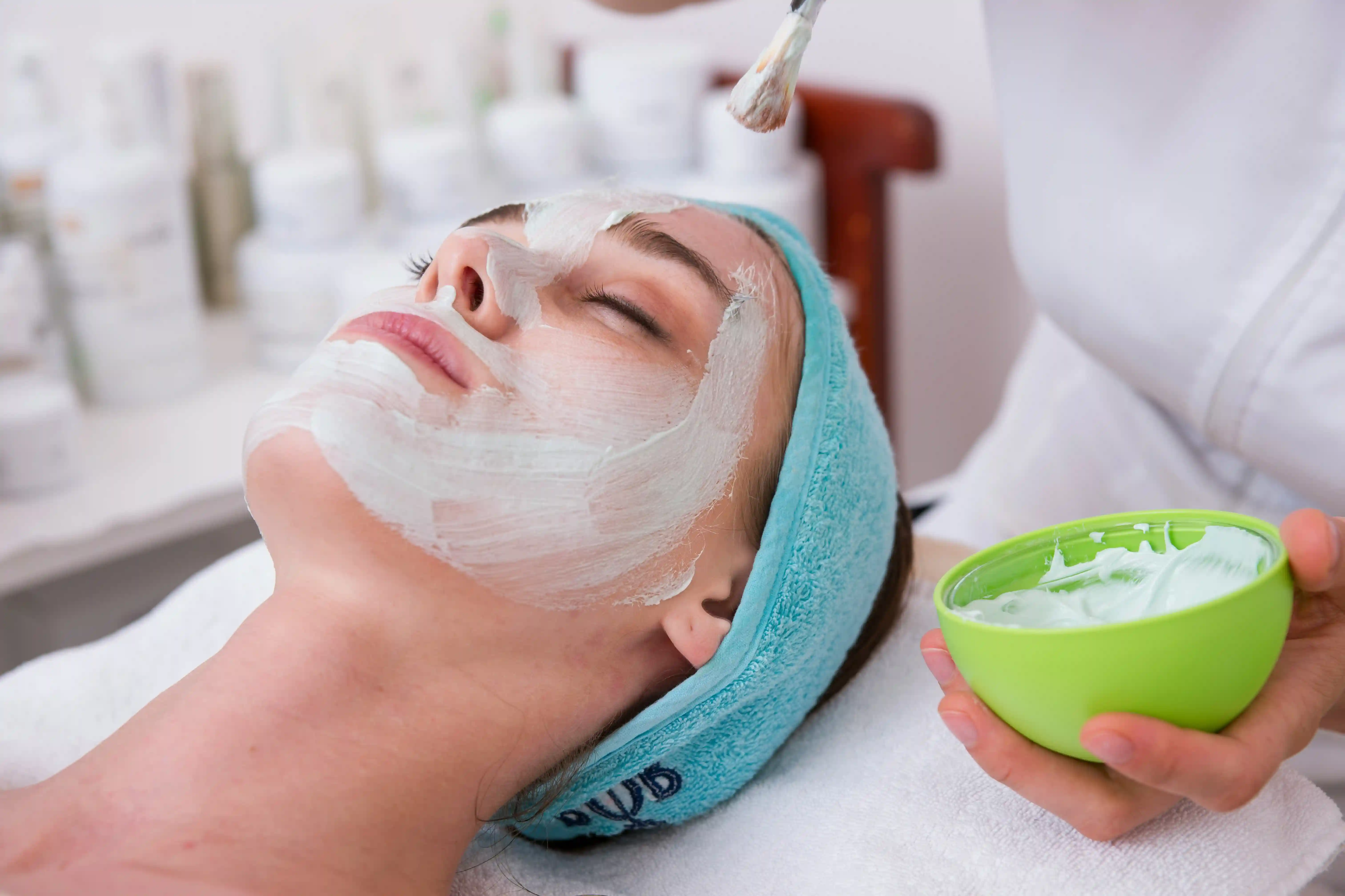 Clean, professional esthetician treatment room in Oklahoma
